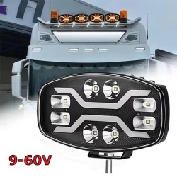 LED фар универсален с габарит, мигач, къси и дълги светлини